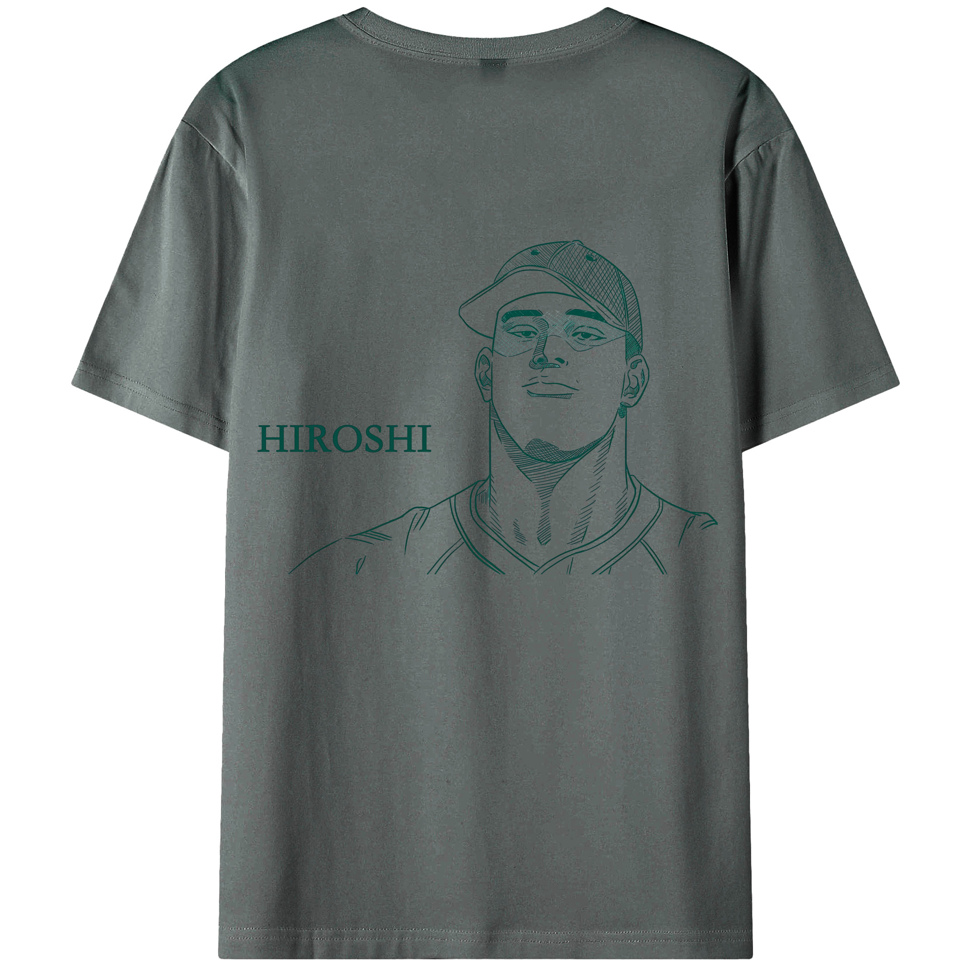 （画像用） SLAM DUNK／スラムダンク 綿100％ メンズ半袖Tシャツ（バックプリント） 通気性